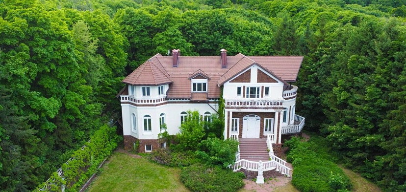 В Саратове за 81 миллион рублей продают особняк с белорусскими кедрами