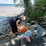 Саратовские рыбаки на Волге спасли волгоградца
